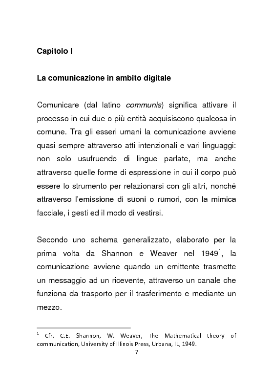 Anteprima della tesi: Giornalismo e social network : l’informazione a due stadi, Pagina 8