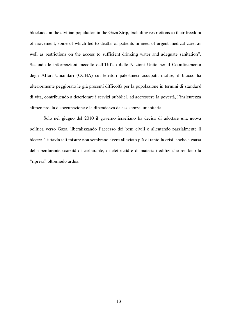 Anteprima della tesi: Il Conflitto di Gaza nel Diritto Internazionale, Pagina 14