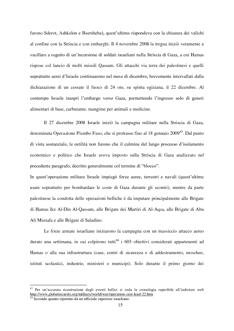 Anteprima della tesi: Il Conflitto di Gaza nel Diritto Internazionale, Pagina 16