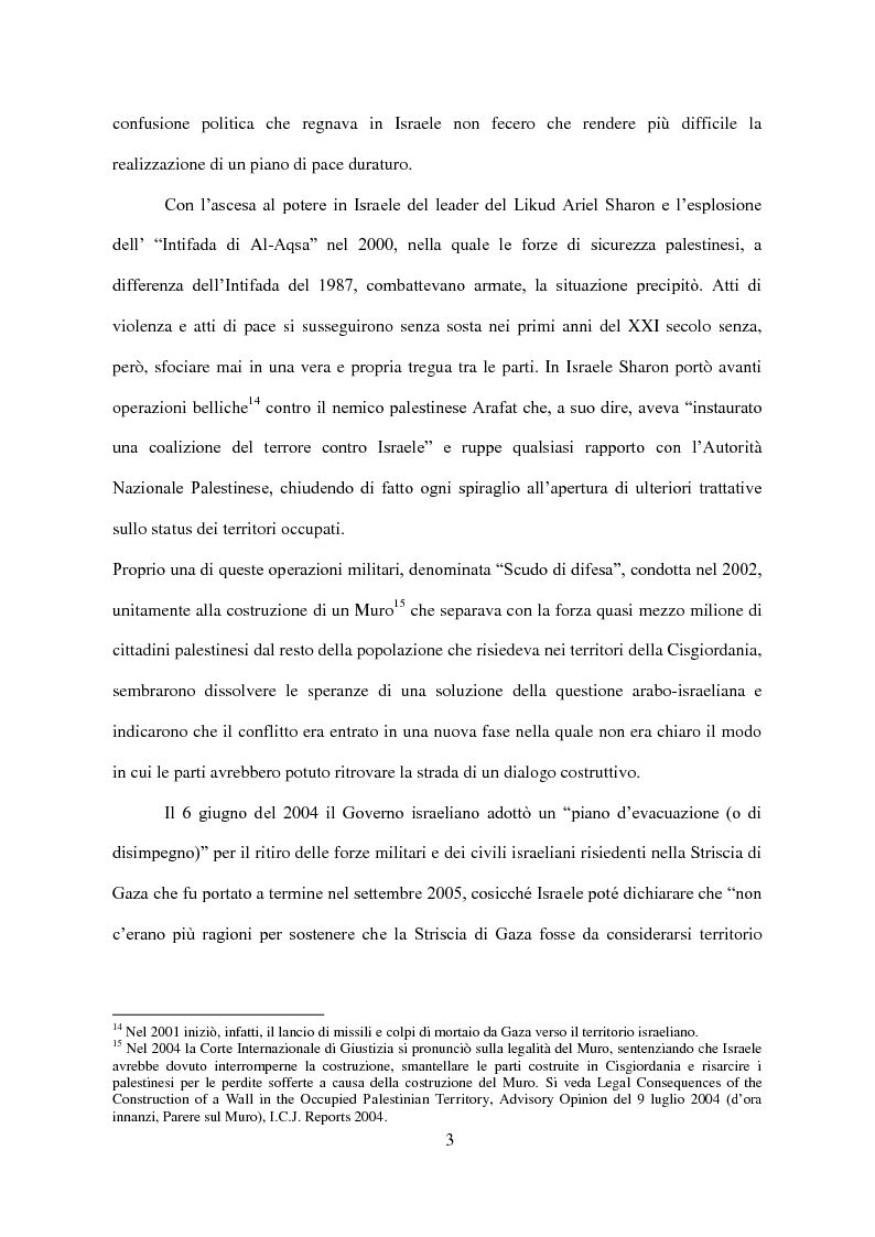 Anteprima della tesi: Il Conflitto di Gaza nel Diritto Internazionale, Pagina 4