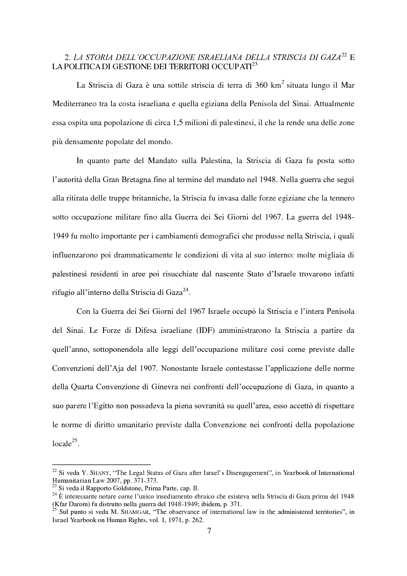 Anteprima della tesi: Il Conflitto di Gaza nel Diritto Internazionale, Pagina 8