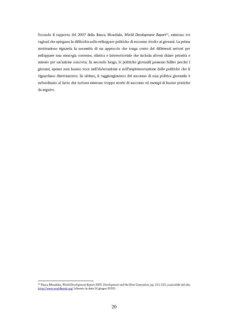 Anteprima della tesi: Giovani in Europa, giovani per l’Europa attraverso il programma Youth in Action 2007-2013: il ruolo del volontariato e dell’educazione non formale nell’integrazione europea, Pagina 15