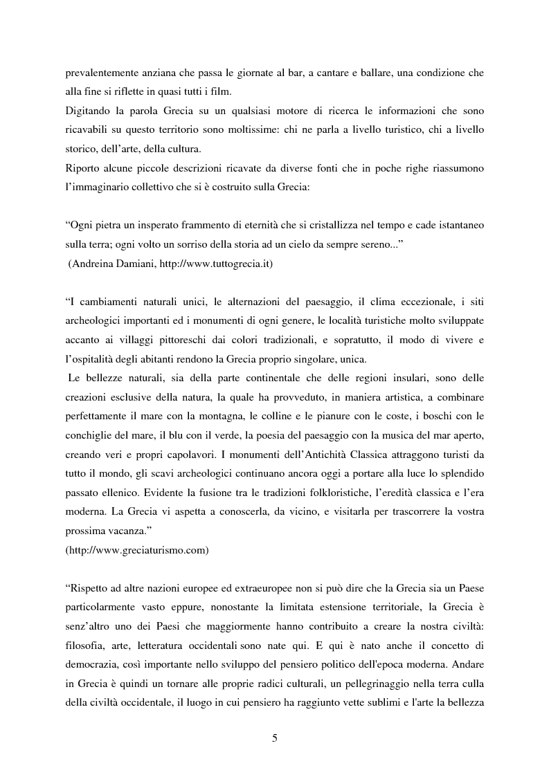 Anteprima della tesi: La rappresentazione della Grecia nel cinema, Pagina 3