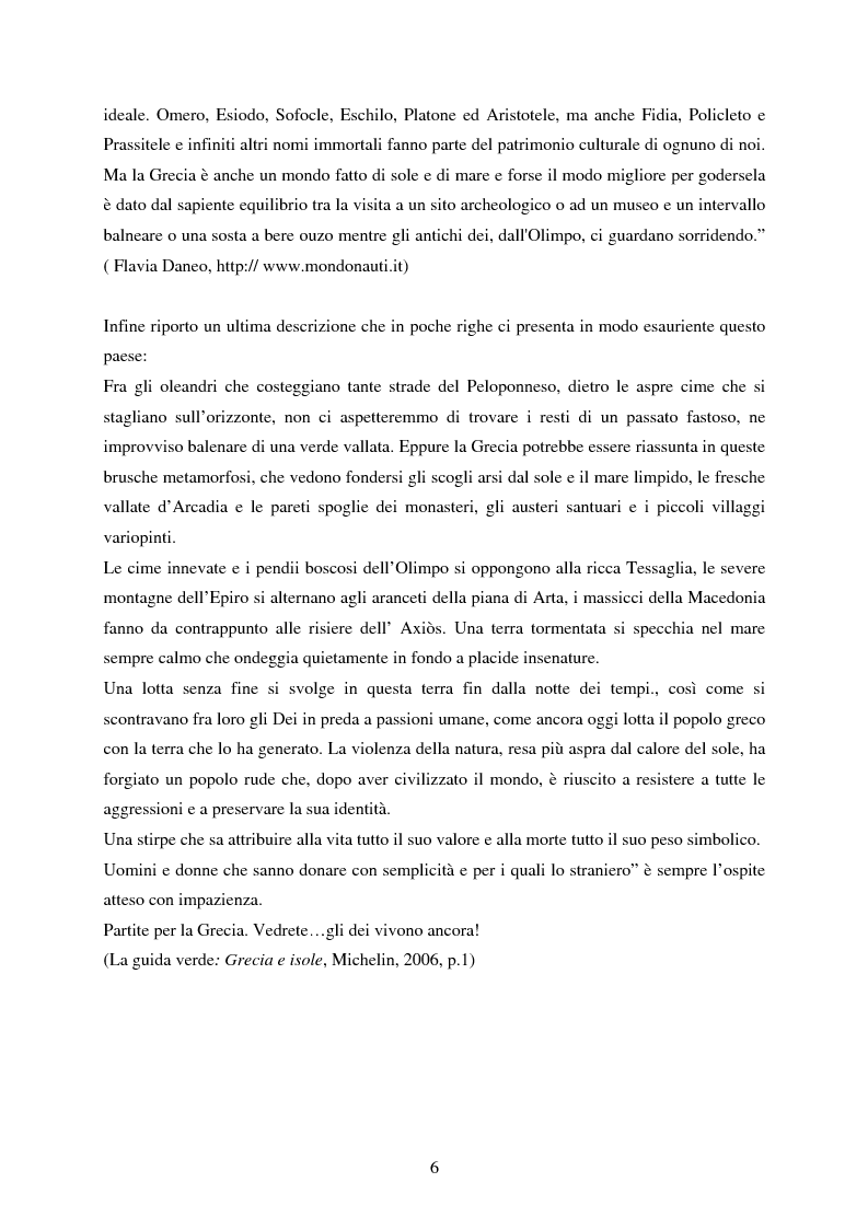 Anteprima della tesi: La rappresentazione della Grecia nel cinema, Pagina 4