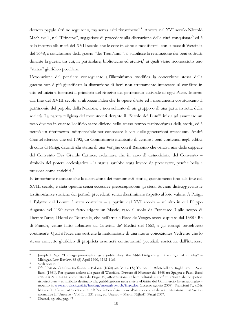 Anteprima della tesi: Le Regioni e il patrimonio culturale nel diritto internazionale, europeo e nazionale. Casi di studio e comparazione tra Italia, Francia e Spagna, Pagina 10