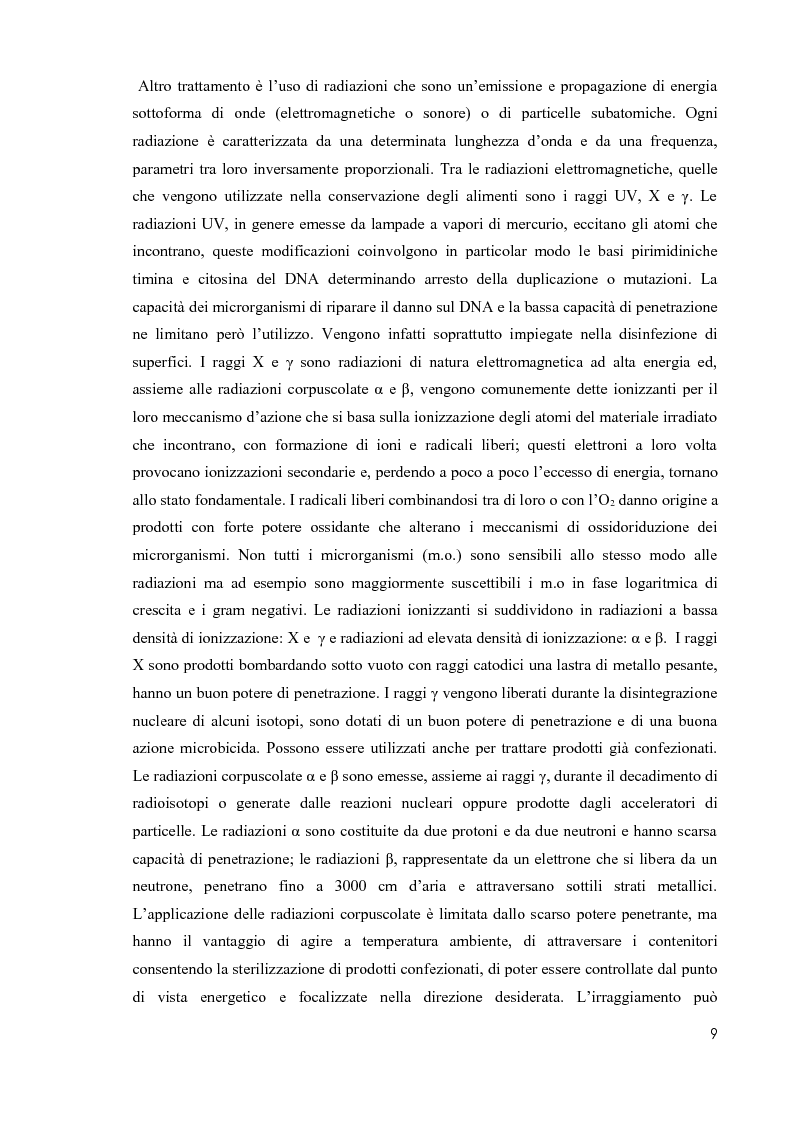Anteprima della tesi: Primi studi nell'applicazione della tecnologia al plasma nella sterilizzazione di alimenti contaminati da funghi e batteri, Pagina 8