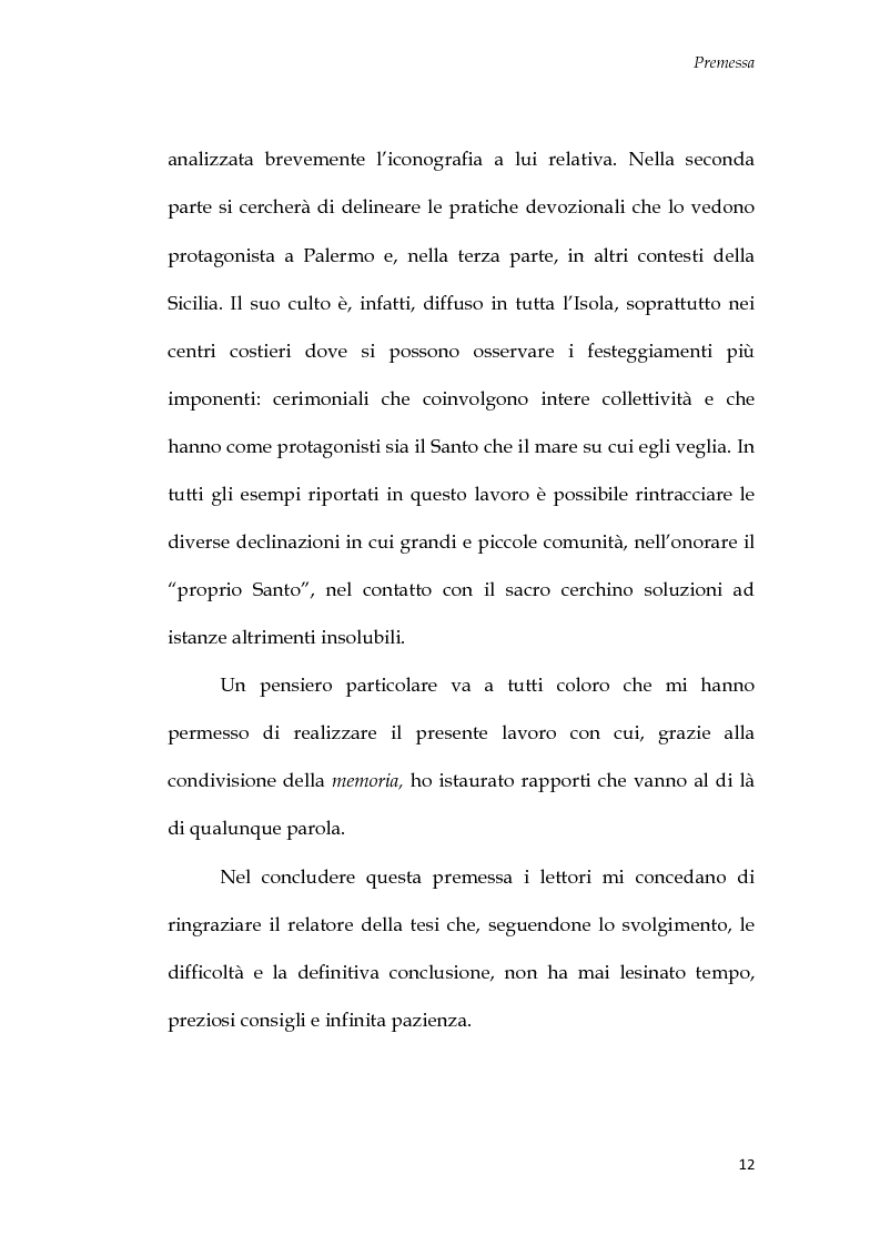 Anteprima della tesi: U Santu Patri: San Francesco da Paola, il padre del mare, Pagina 8