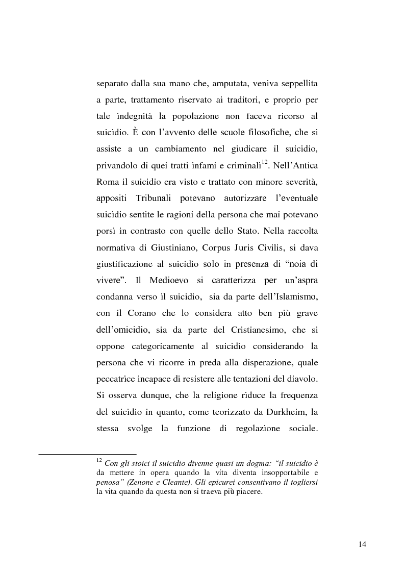 Anteprima della tesi: L'incidente stradale come mezzo di suicidio. Tecniche investigative e profilo criminologico della vittima., Pagina 11