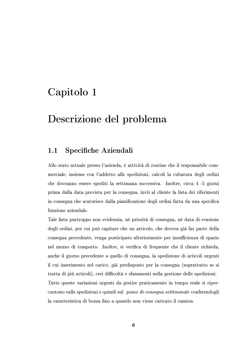Anteprima della tesi: Modelli ed algoritmi per un problema di pallet loading, Pagina 4