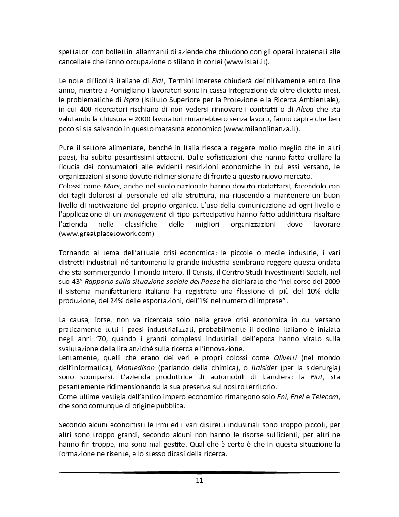 Anteprima della tesi: La motivazione come leva strategica dopo una riorganizzazione aziendale, Pagina 7