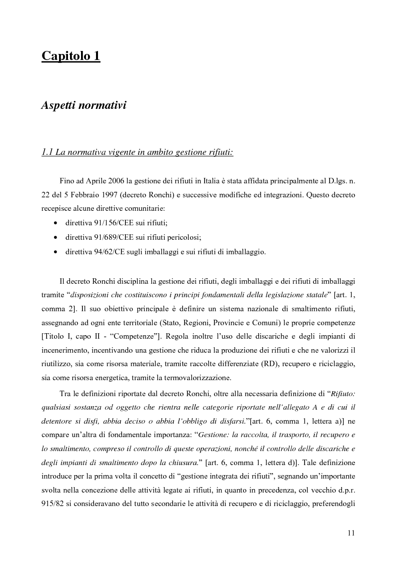 Anteprima della tesi: Rilevamento apparecchiature e consumi elettrici dell'impianto di incenerimento rifiuti sanitari di Roma, Pagina 6