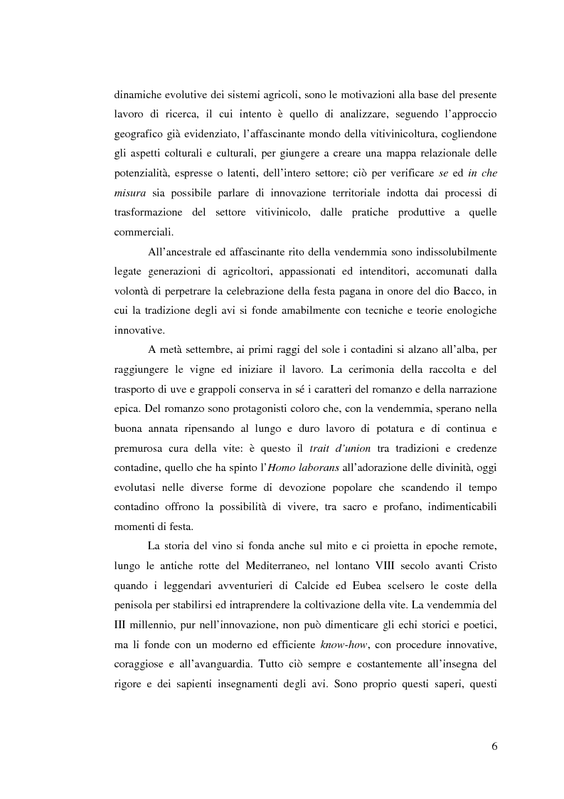 Anteprima della tesi: Vitivinicoltura e innovazione territoriale, Pagina 3