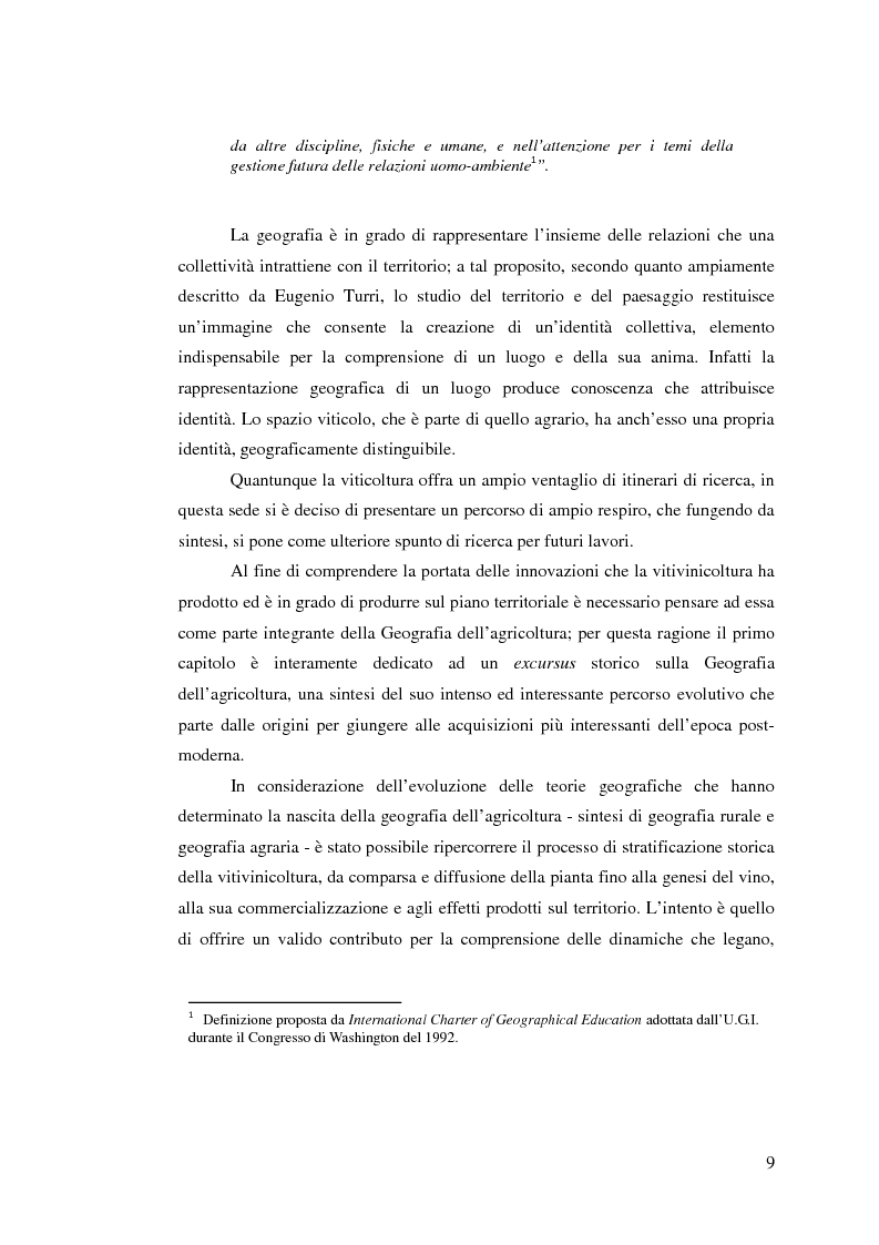 Anteprima della tesi: Vitivinicoltura e innovazione territoriale, Pagina 6