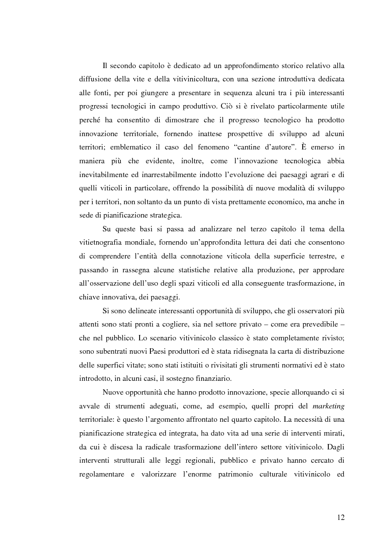 Anteprima della tesi: Vitivinicoltura e innovazione territoriale, Pagina 9