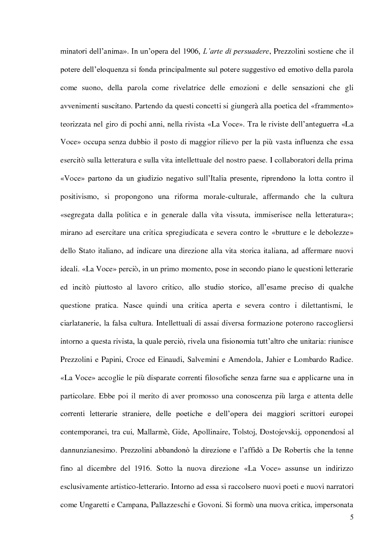 Anteprima della tesi: Il Podere di Federigo Tozzi, Pagina 5