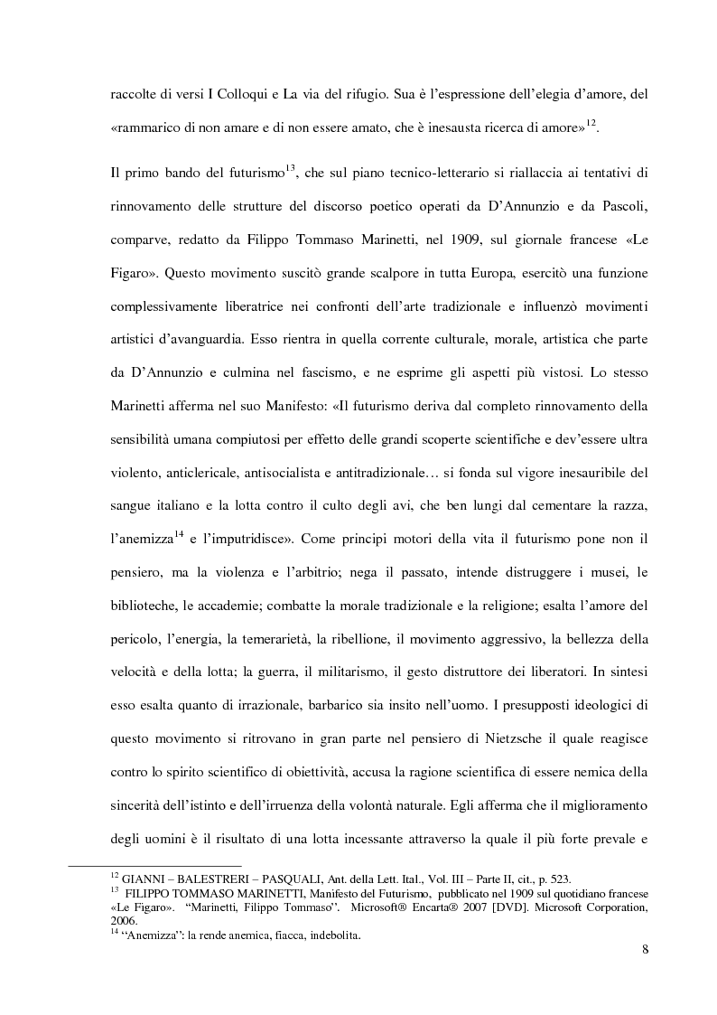 Anteprima della tesi: Il Podere di Federigo Tozzi, Pagina 8