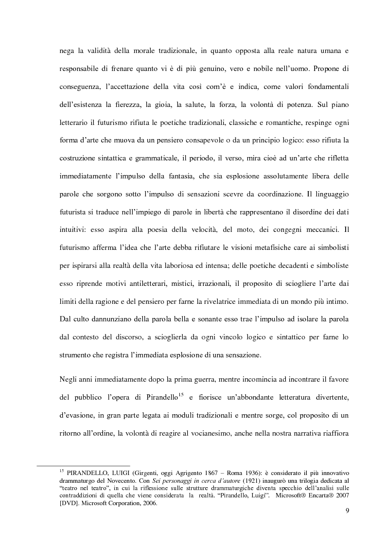 Anteprima della tesi: Il Podere di Federigo Tozzi, Pagina 9