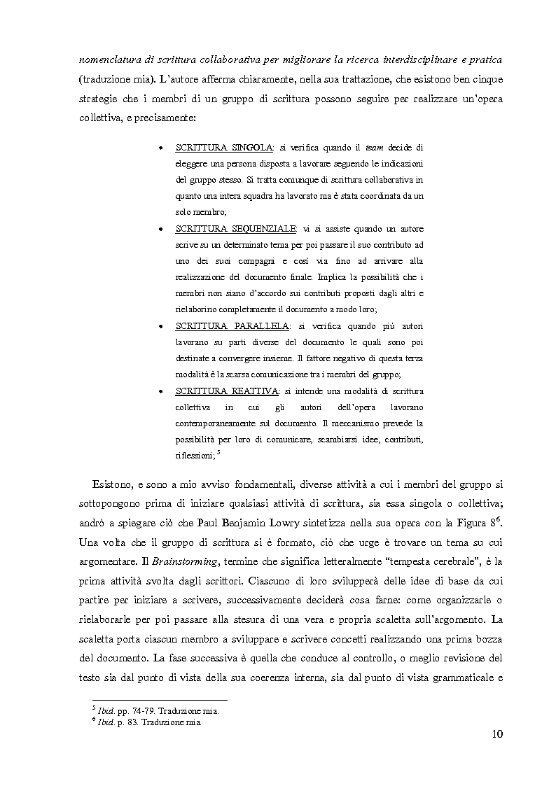 Anteprima della tesi: La Scrittura Collettiva dal manoscritto al web: storia e prospettive, Pagina 3
