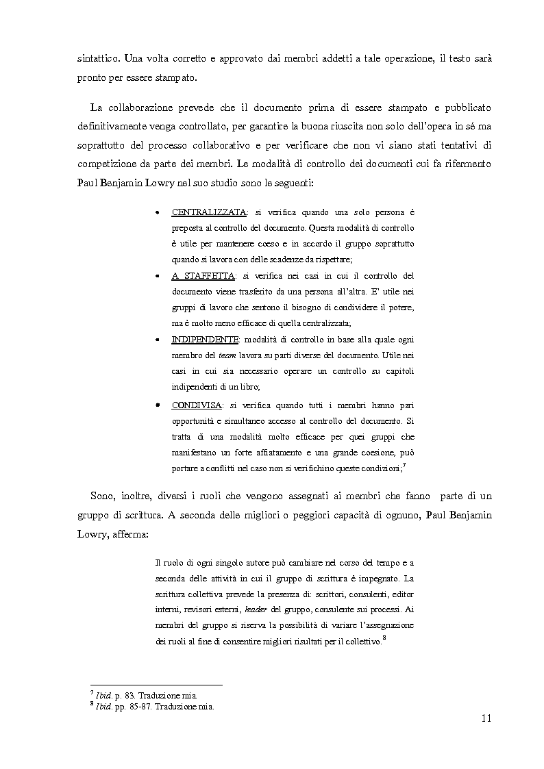 Anteprima della tesi: La Scrittura Collettiva dal manoscritto al web: storia e prospettive, Pagina 4
