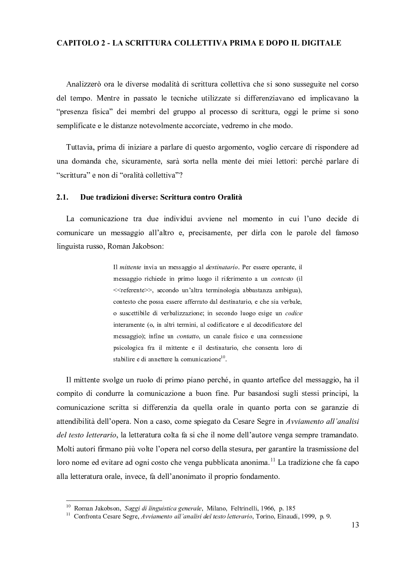 Anteprima della tesi: La Scrittura Collettiva dal manoscritto al web: storia e prospettive, Pagina 6