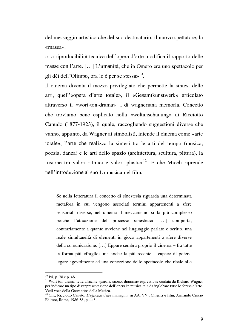 Anteprima della tesi: La musica per film e il cinema moderno. Giovanni Fusco tra Antonioni e Resnais, Pagina 6
