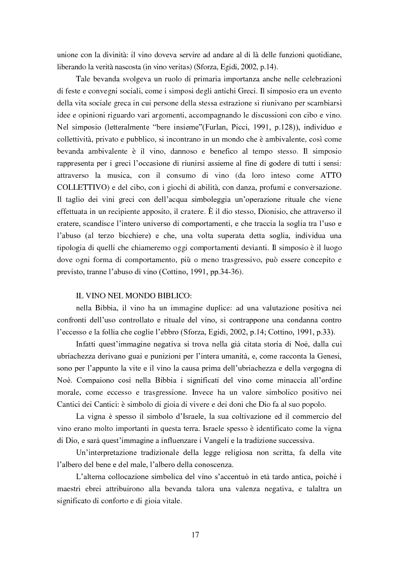 Anteprima della tesi: Giovani e alcol. Un approfondimento empirico nella realtà feltrina, Pagina 14