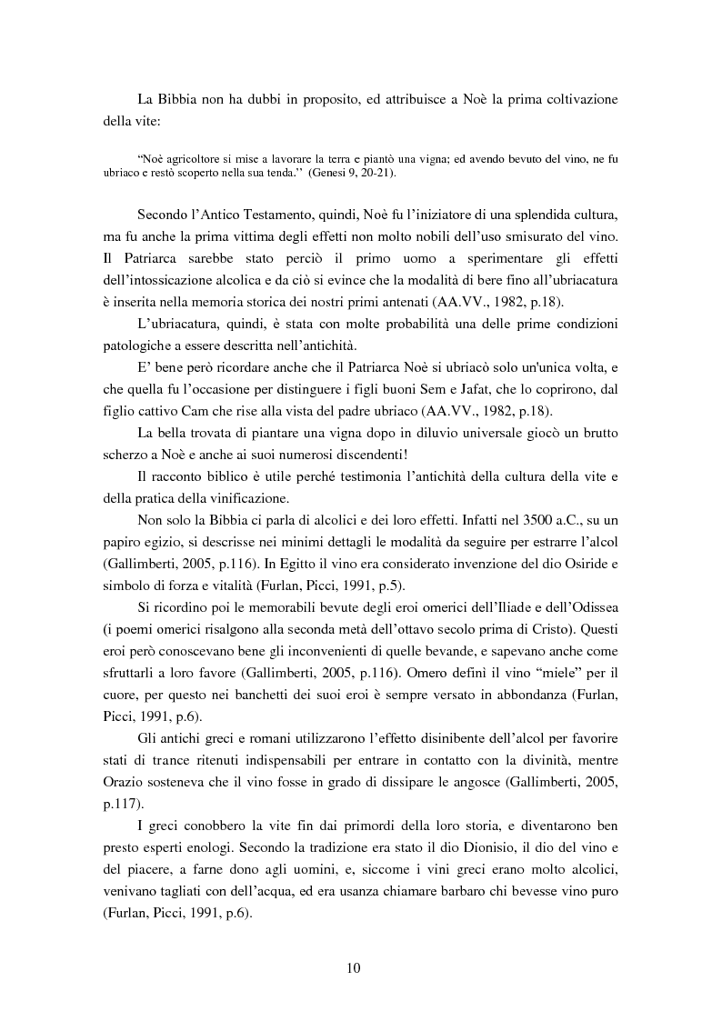 Anteprima della tesi: Giovani e alcol. Un approfondimento empirico nella realtà feltrina, Pagina 7