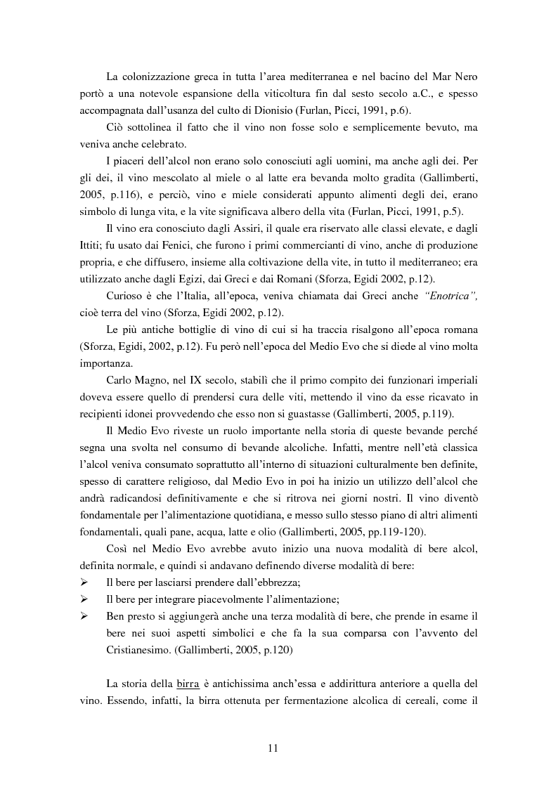 Anteprima della tesi: Giovani e alcol. Un approfondimento empirico nella realtà feltrina, Pagina 8