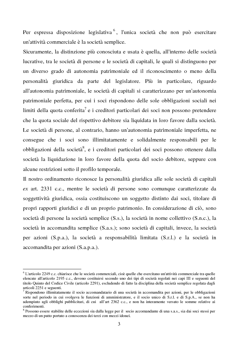Anteprima della tesi: S.R.L. La partecipazione del socio attraverso l'assemblea e gli altri metodi di formazione delle decisioni: riflessi sulla redazione dello statuto., Pagina 4