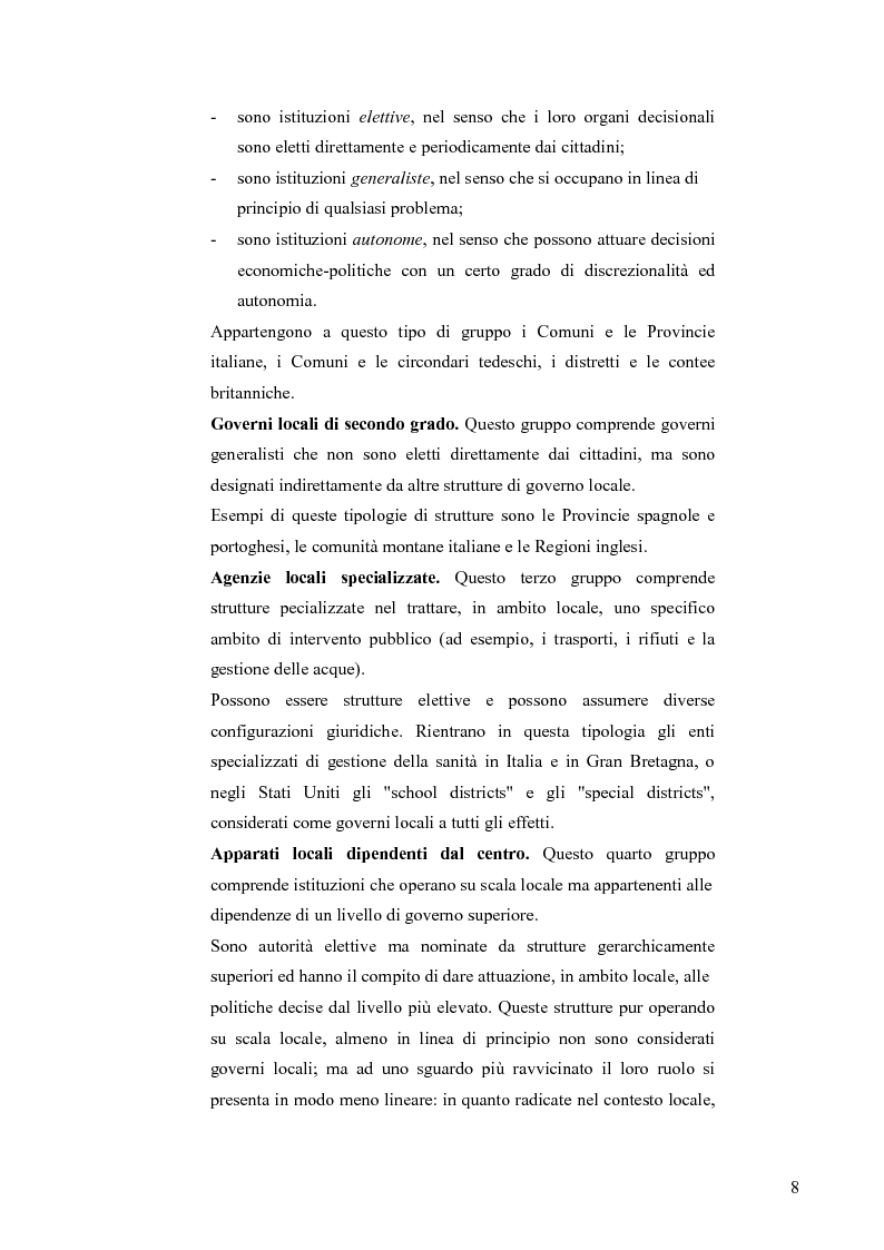 Anteprima della tesi: Principali problematiche di attuazione del disegno di federalismo fiscale in Italia, Pagina 5