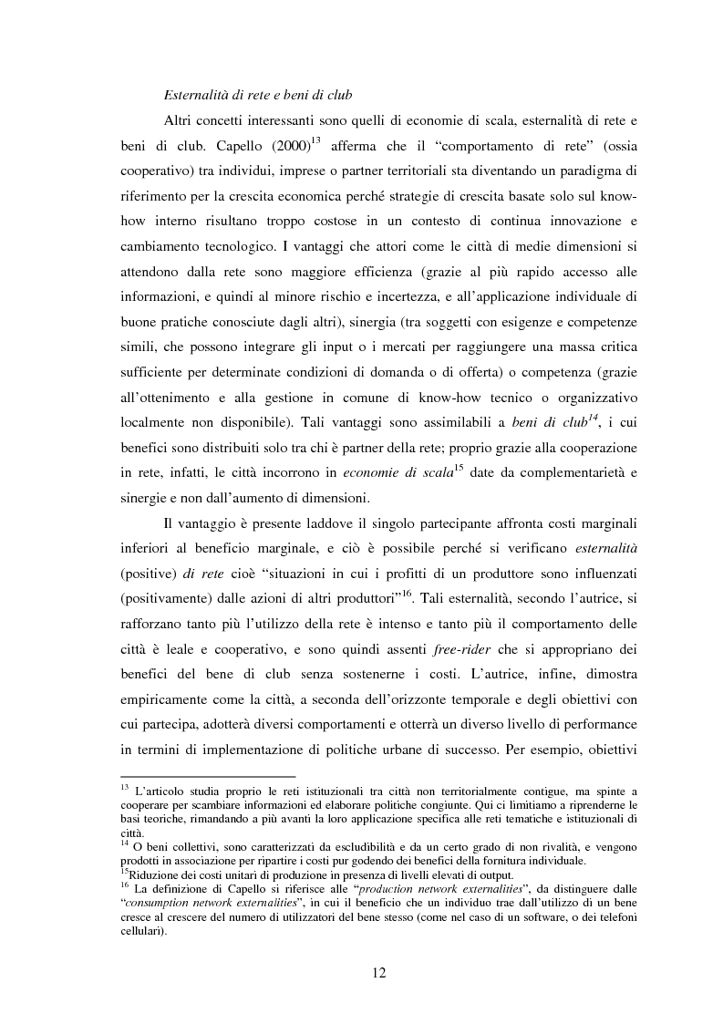 Anteprima della tesi: Reti internazionali e cooperazione tra città: logiche e problematiche del networking attivo nella definizione di politiche e progetti urbani, Pagina 13