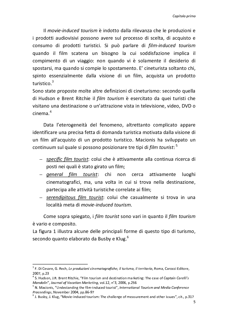 Anteprima della tesi: Sinergie tra turismo e cinema: un'analisi storica delle diverse forme del film-induced tourism, Pagina 5