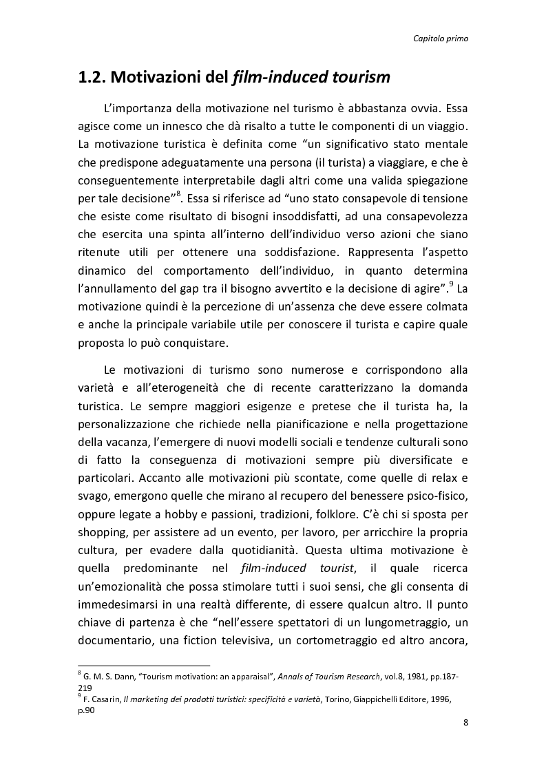 Anteprima della tesi: Sinergie tra turismo e cinema: un'analisi storica delle diverse forme del film-induced tourism, Pagina 8