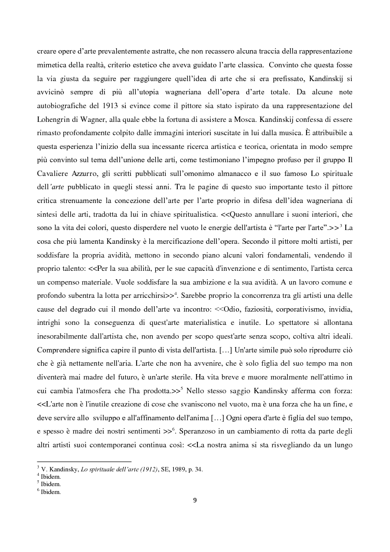 Anteprima della tesi: La "Spiritualità" tra cinema e arti elettroniche nel dibattito contemporaneo sull'arte, Pagina 7