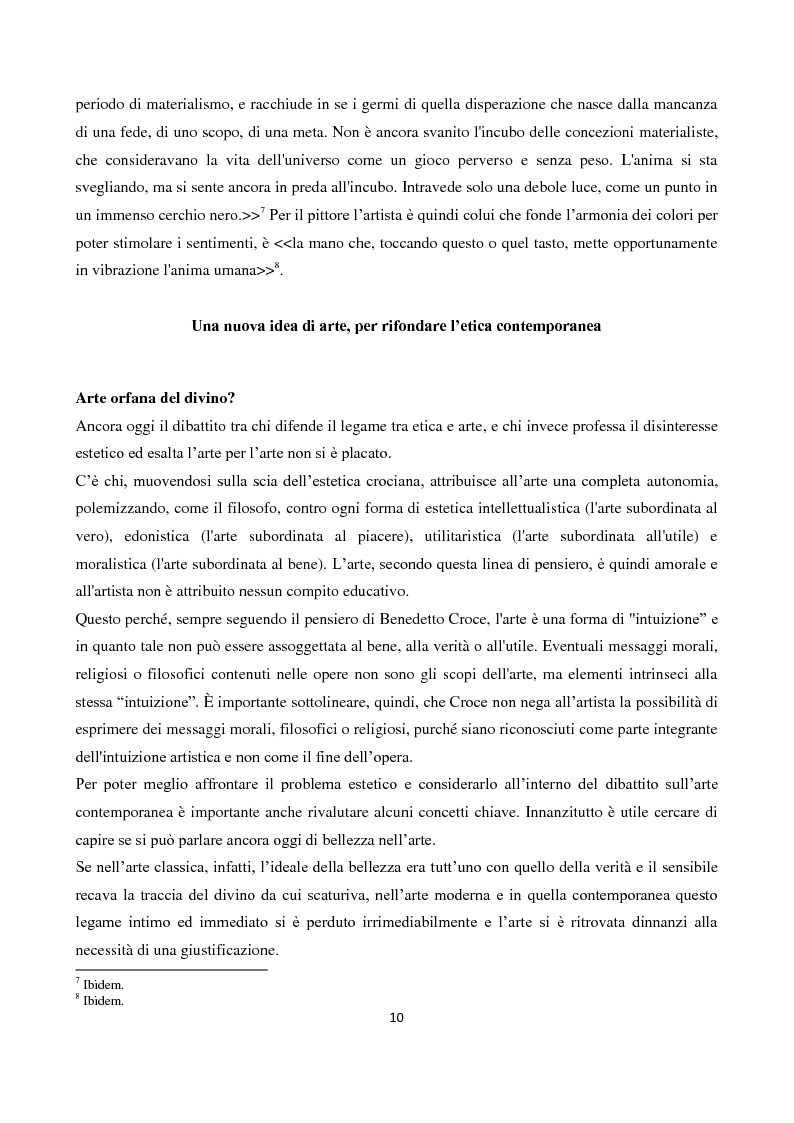 Anteprima della tesi: La "Spiritualità" tra cinema e arti elettroniche nel dibattito contemporaneo sull'arte, Pagina 8