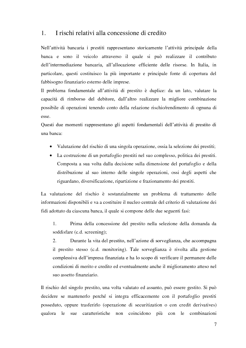 Anteprima della tesi: Le sofferenze bancarie in Italia. Un modello econometrico di analisi e previsione, Pagina 6