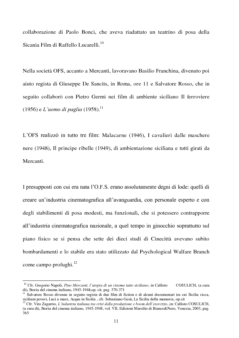 Anteprima della tesi: Produzione cinematografica in Sicilia: il caso della Panaria Film 1946-1955, Pagina 10