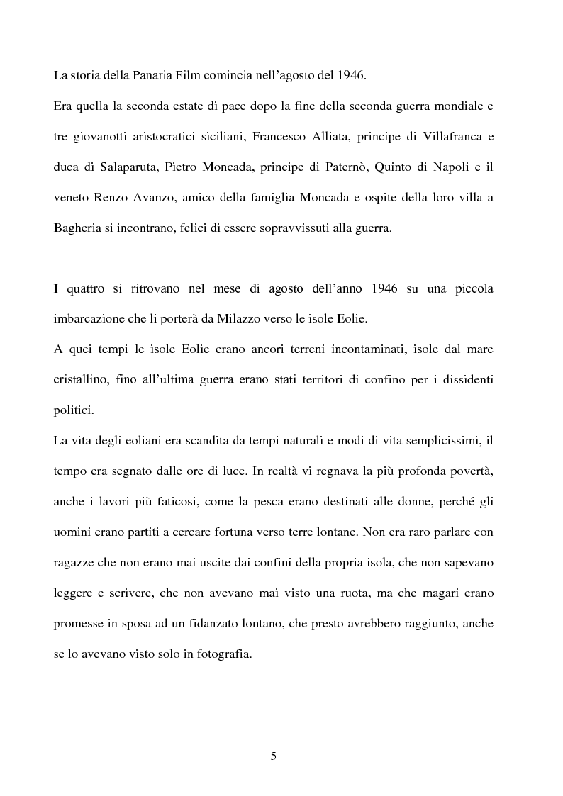 Anteprima della tesi: Produzione cinematografica in Sicilia: il caso della Panaria Film 1946-1955, Pagina 4