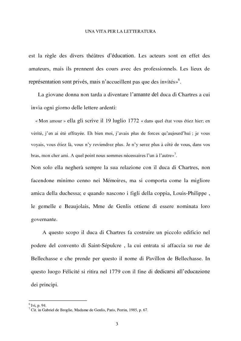 Anteprima della tesi: Mme de Genlis e il difficile mestiere di scrittrice, Pagina 4