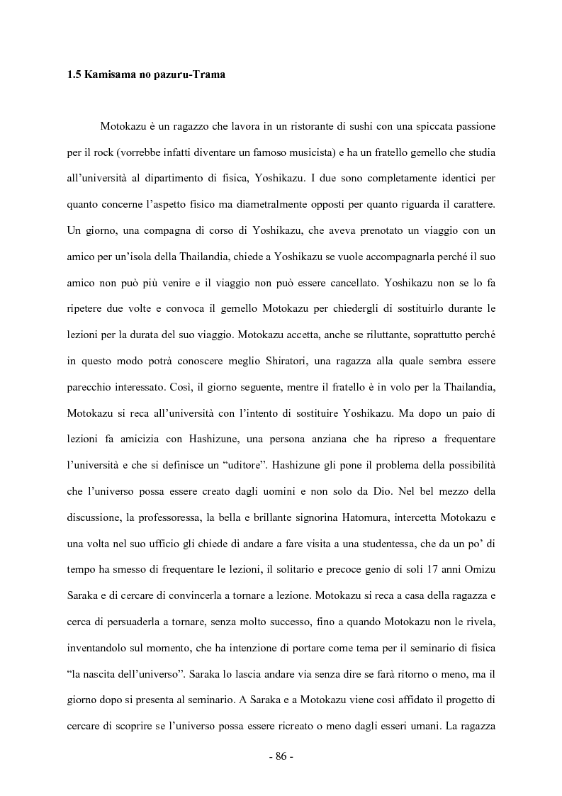 Anteprima della tesi: Kamisama no Pazuru - Traduzione e analisi, Pagina 8