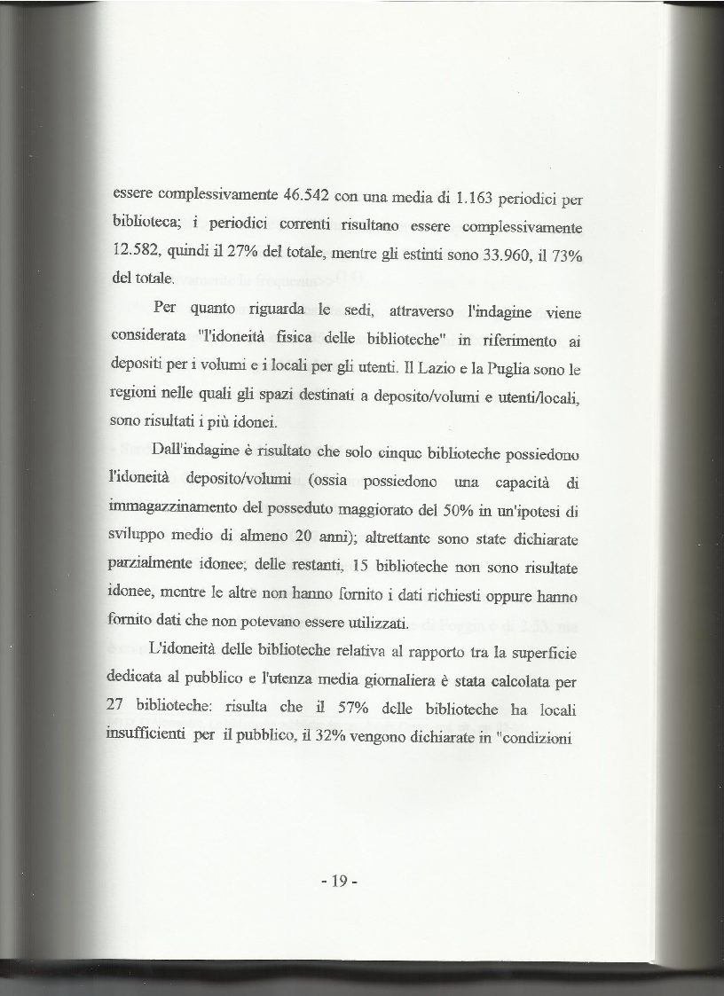 Anteprima della tesi: Le biblioteche pubbliche nella provincia di Viterbo: situazione attuale e ipotesi di riorganizzazione, Pagina 15