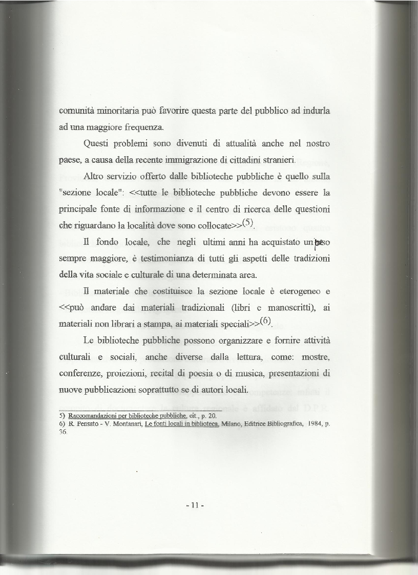 Anteprima della tesi: Le biblioteche pubbliche nella provincia di Viterbo: situazione attuale e ipotesi di riorganizzazione, Pagina 7