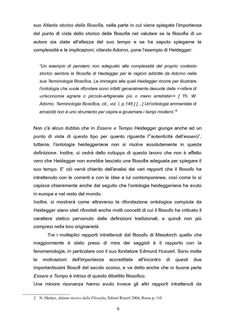 Anteprima della tesi: Fenomenologia e reminiscenze teologiche: aspetti del percorso filosofico del "primo" Heidegger, Pagina 3