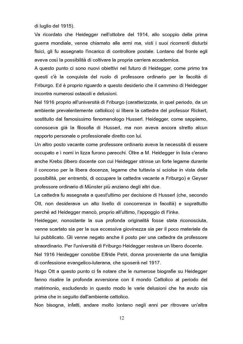 Anteprima della tesi: Fenomenologia e reminiscenze teologiche: aspetti del percorso filosofico del "primo" Heidegger, Pagina 9