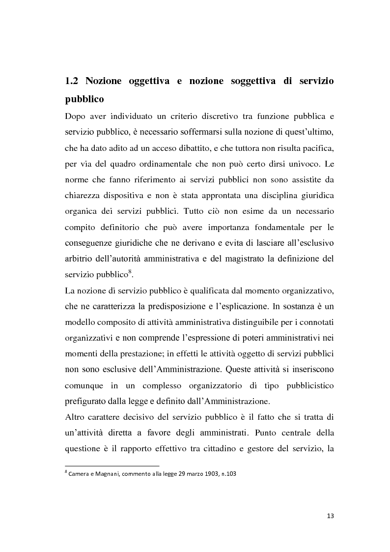 Anteprima della tesi: La riforma dei servizi pubblici locali, Pagina 10