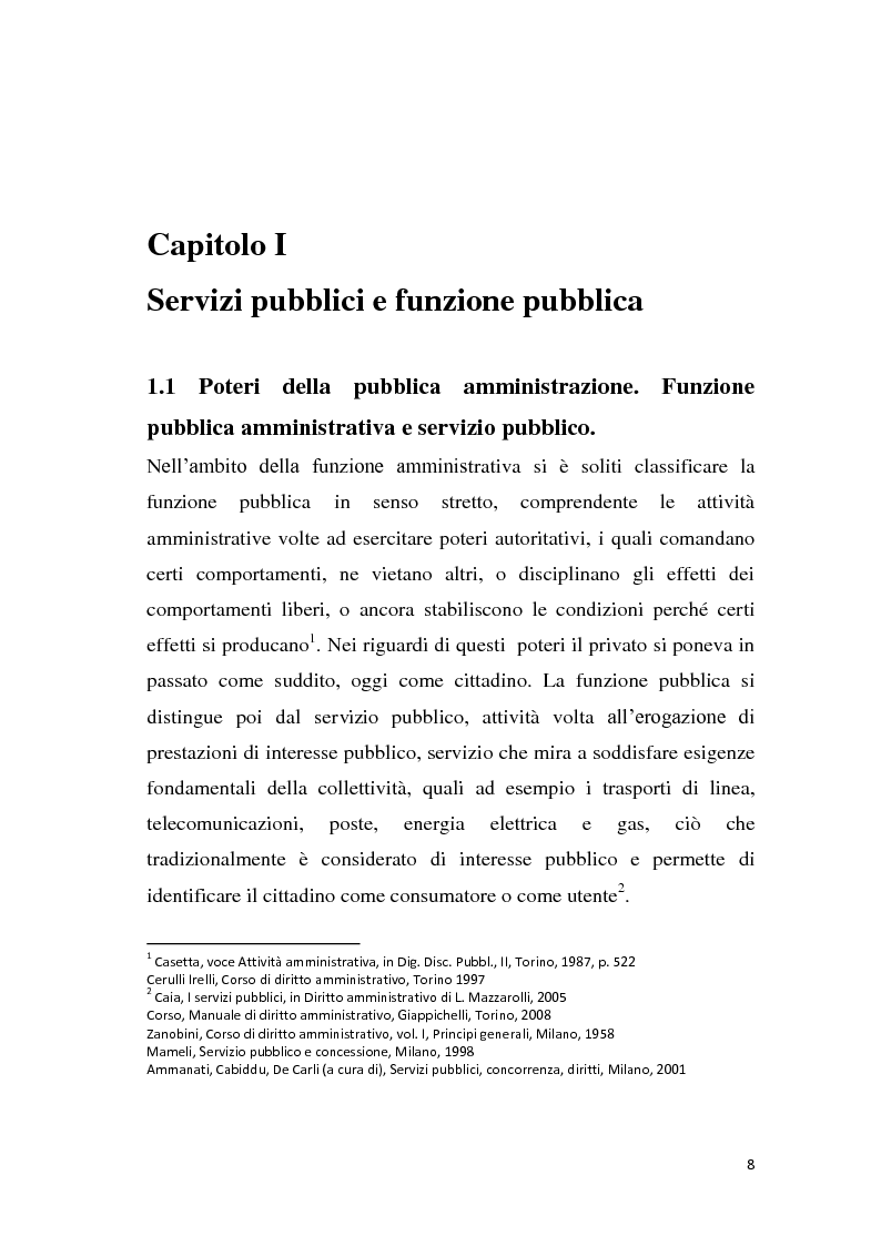 Anteprima della tesi: La riforma dei servizi pubblici locali, Pagina 5