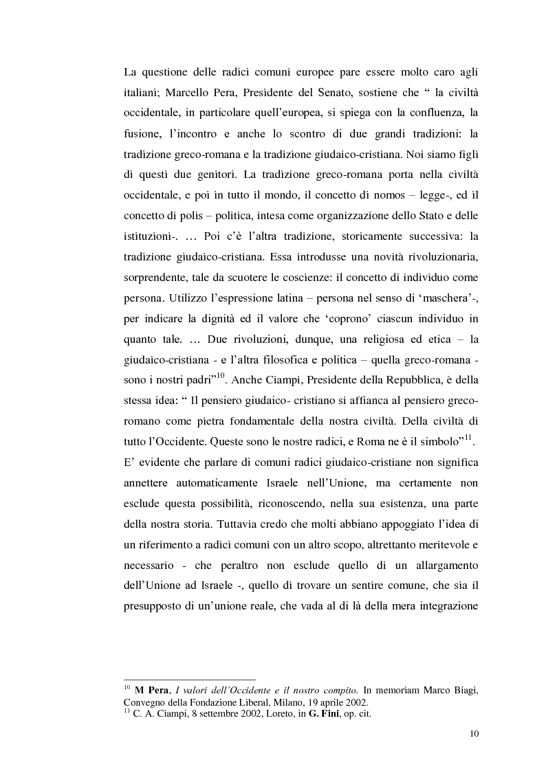 Anteprima della tesi: Il dibattito italiano sulla membership di Israele nell'Unione Europea, Pagina 8