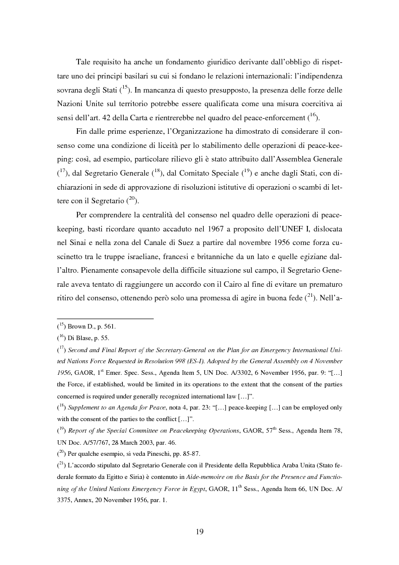 Anteprima della tesi: Le violazioni del diritto umanitario compiute di membri delle operazioni di mantenimento della pace, Pagina 8