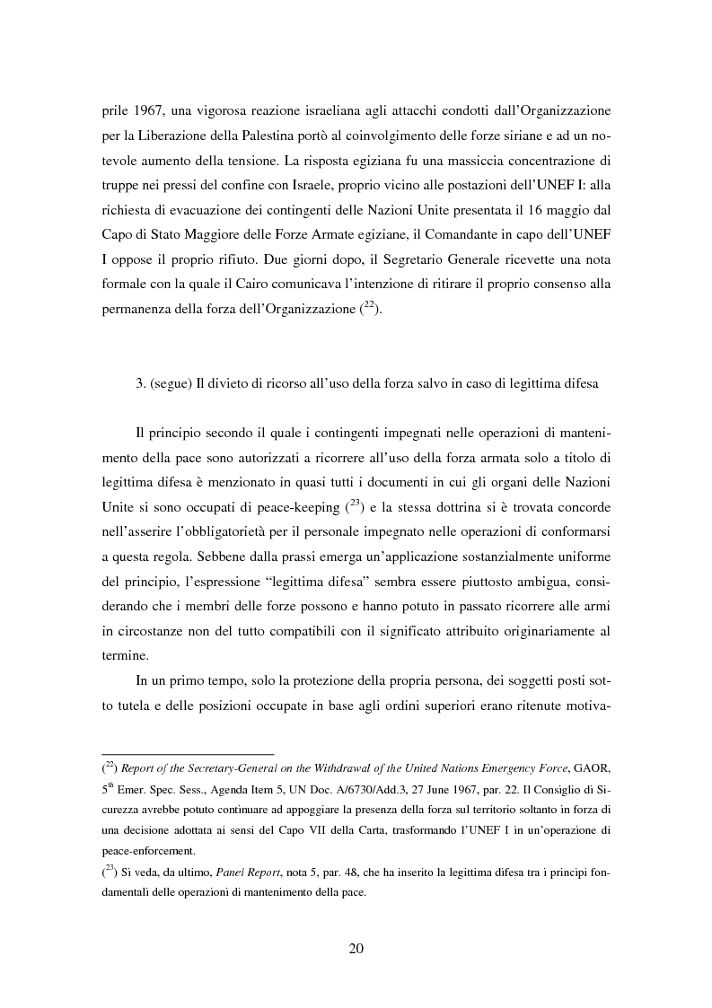 Anteprima della tesi: Le violazioni del diritto umanitario compiute di membri delle operazioni di mantenimento della pace, Pagina 9