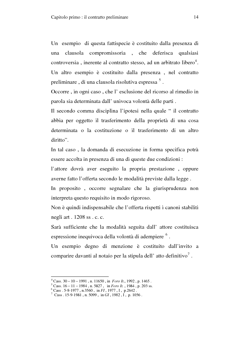 Anteprima della tesi: La trascrizione del contratto preliminare di compravendita immobiliare (diritto civile), Pagina 12
